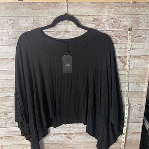 Black long sleeve blouse
